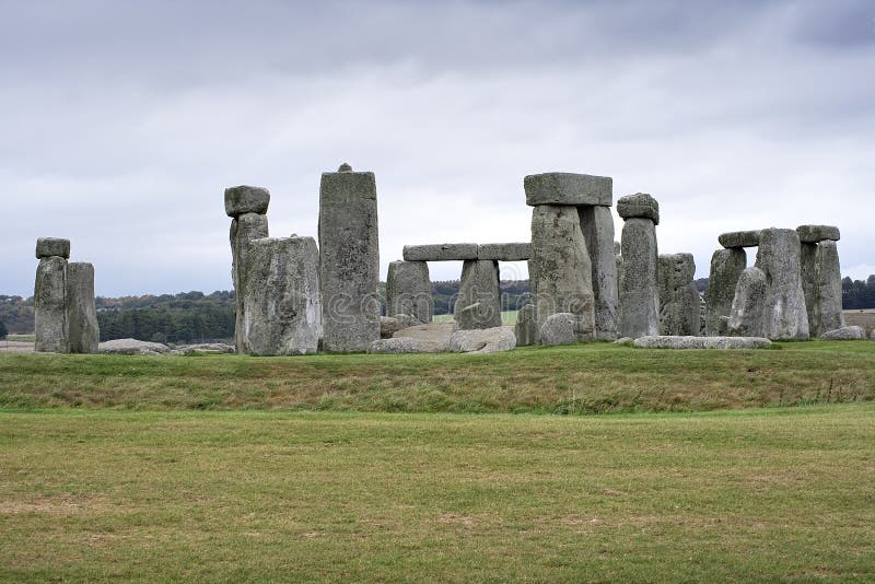 A view of the Stonehenge megalithic monument in Salisbury, England. Ancient pagan celtic images stock images, royalty-free photos and pictures