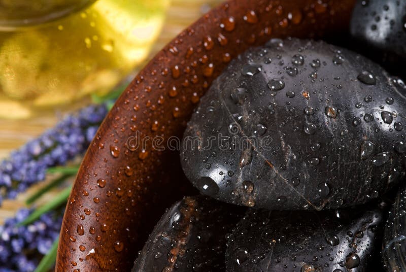 Stones in a bowl