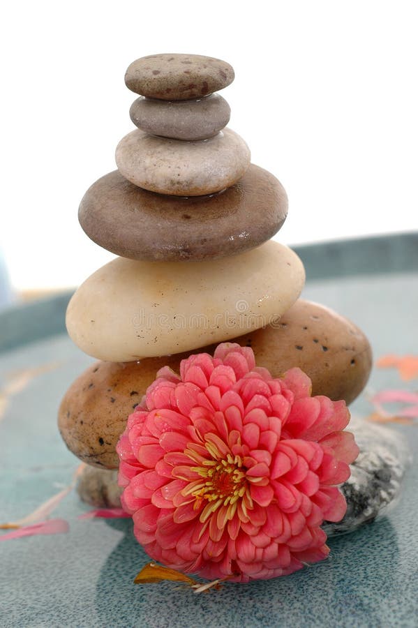 Stones and Flower