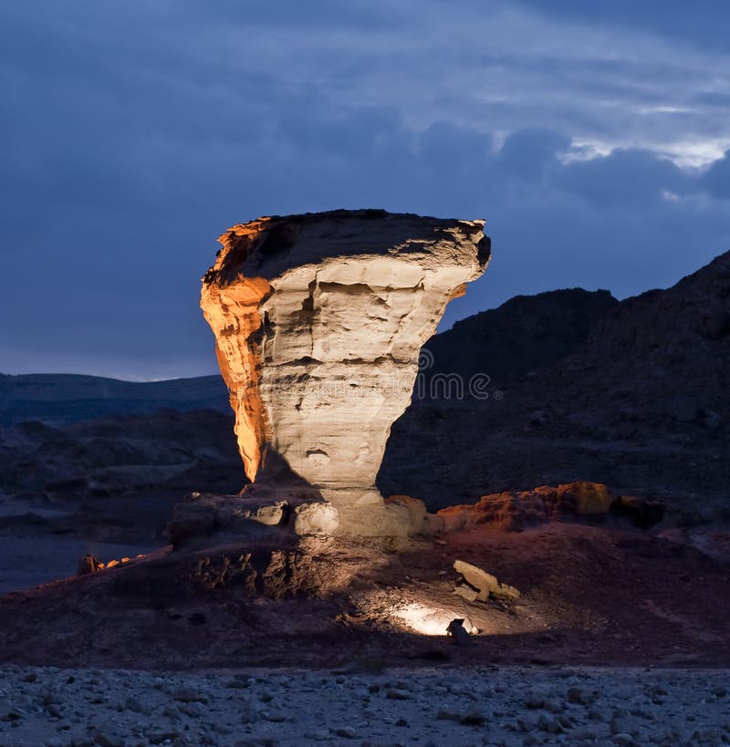 Stones of Geological Park Timna stock images