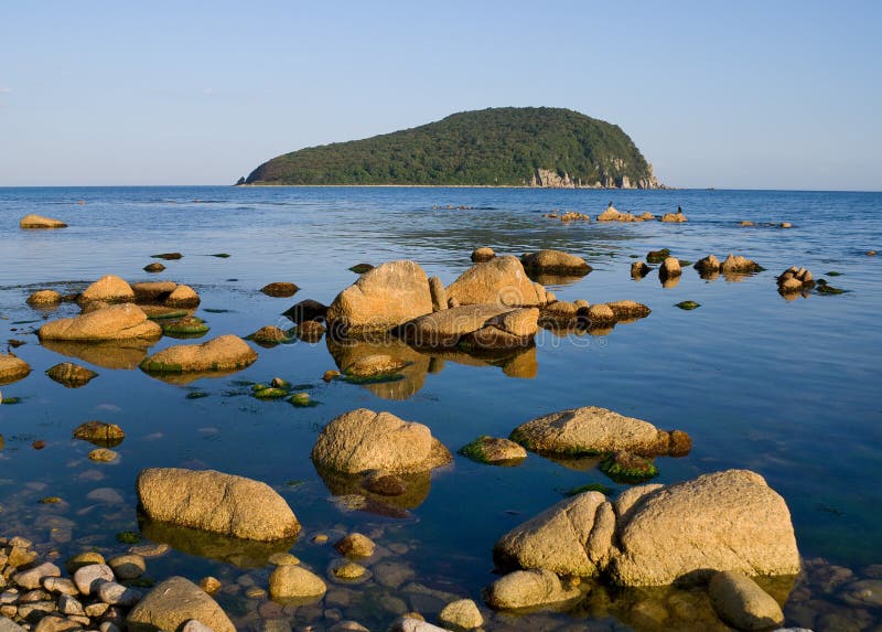 Stones and Island 2 stock image. Image of water, stone - 9164095