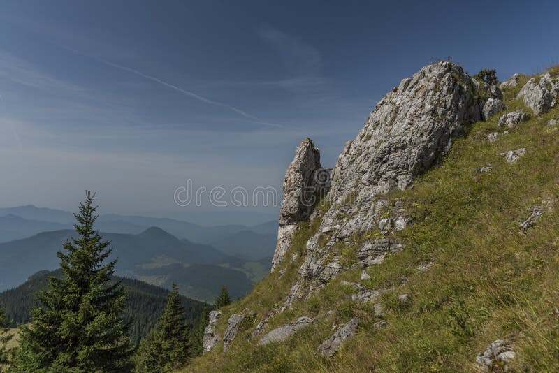 Stones and rock near Velky Choc hill