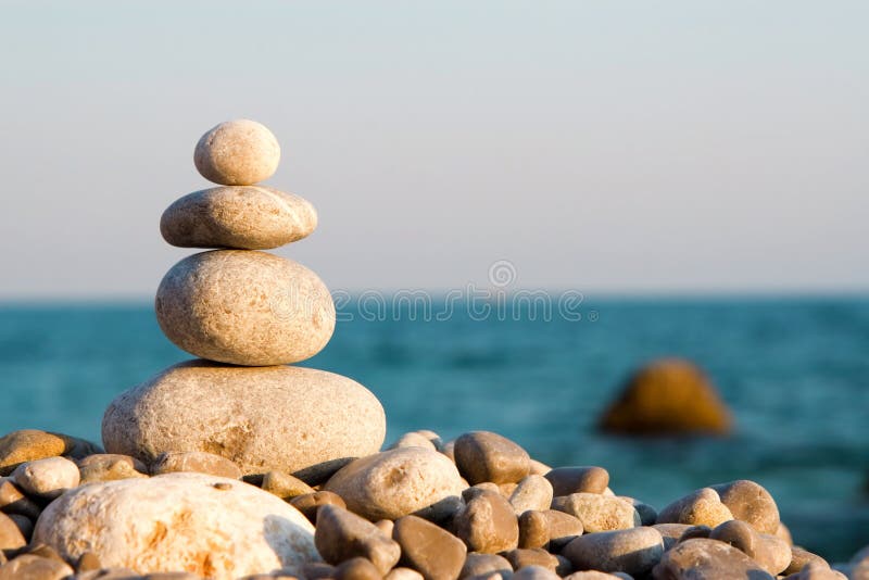 Stones on the sea