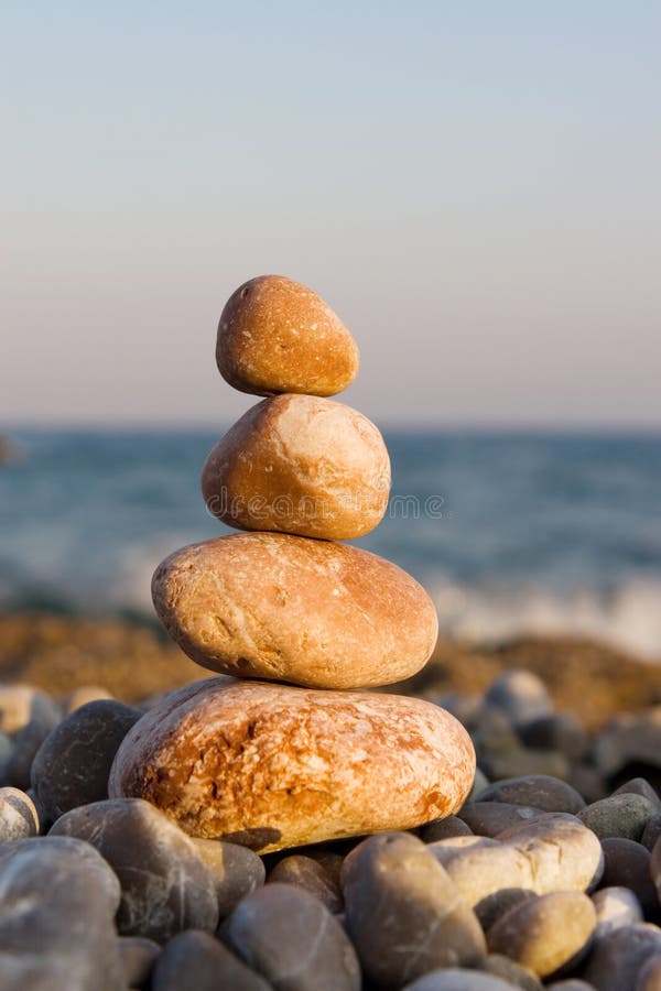 Stones on the sea