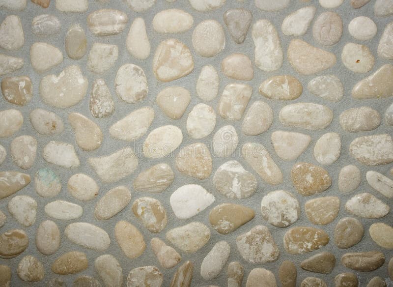 Stones Set Into A Wall With Cement Stock Photography - Image: 10689872