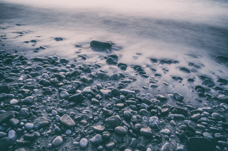 Stones and water flow