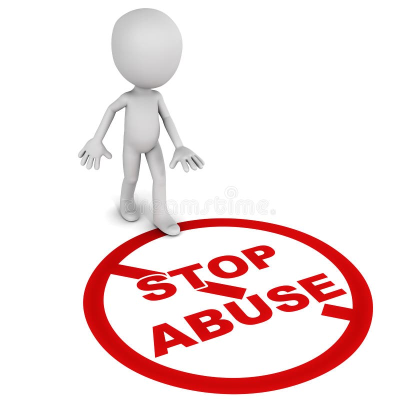 Stop Abuse Stock Illustration - Image: 39628710