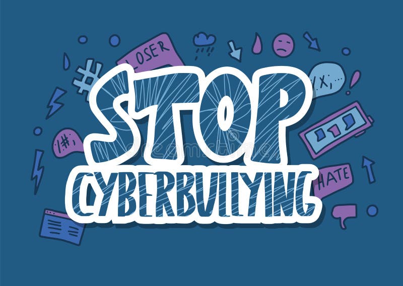 Stop Cyberbullying Quote. Vector Concept Desing. Stock Vector ...