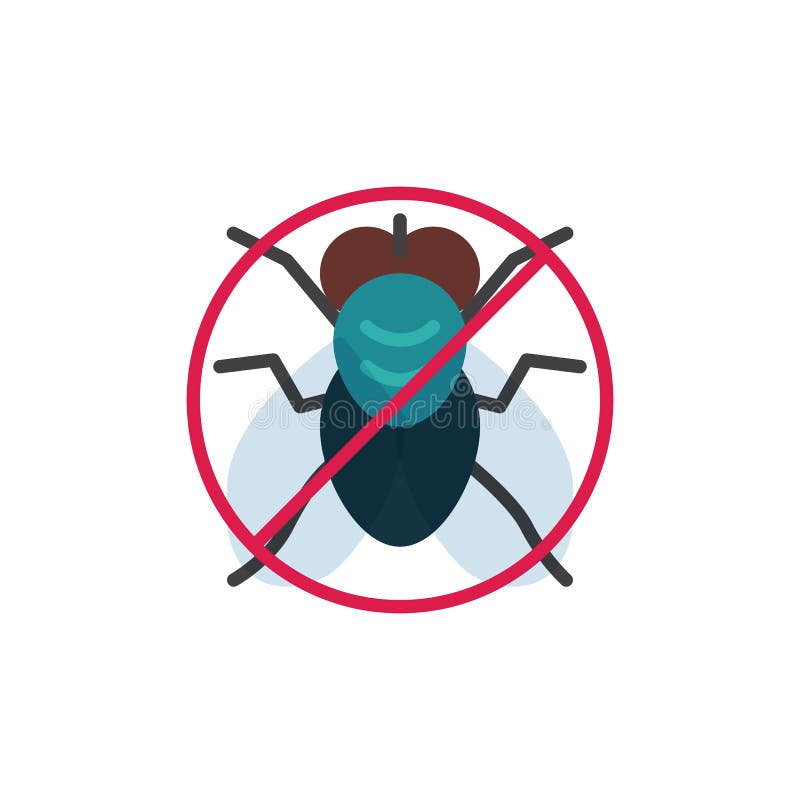 Vetor do Stock: No larva pests line icon. linear style sign for mobile  concept and web design. Stop larva insects outline vector icon. Symbol,  logo illustration. Pixel perfect vector graphics