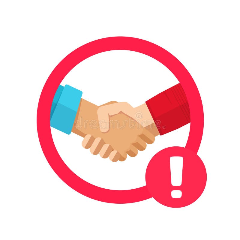 Hand Shake Vector Illustration, Flat Simple Handshake Icon Cartoon Style,  Agreement Deal Idea Stock Vector - Illustration of handclasp, cooperation:  90013308