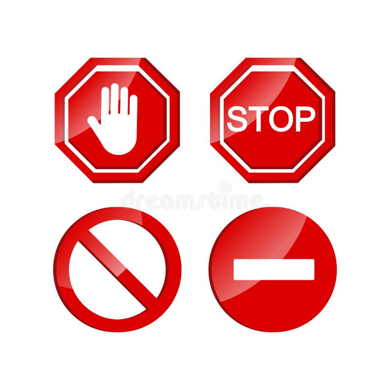 Stop hand icon . Hand forbidden sign, no entry, do not touch . Stop road  sign. Prohibited warning icon 21891159 Vector Art at Vecteezy