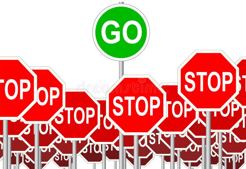 Stop Go Signs Stock Illustrations – 244 Stop Go Signs Stock