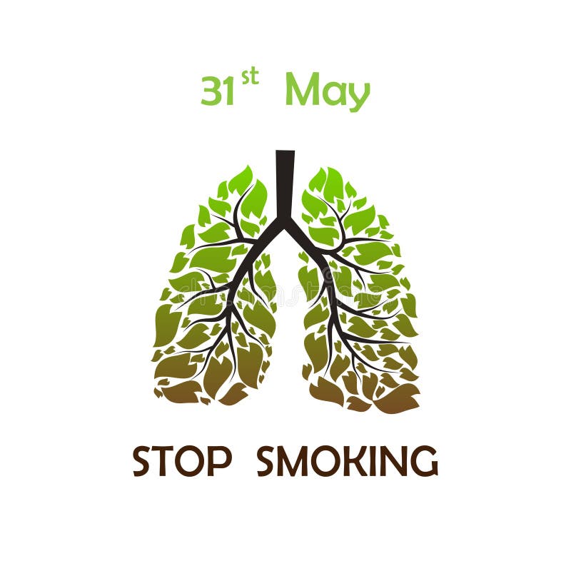 Stop smoking background vector illustration