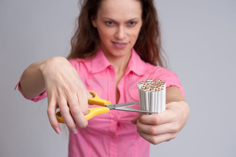 Stop smoking concept. royalty free stock photos Stop smoking concept. royalty free stock photos