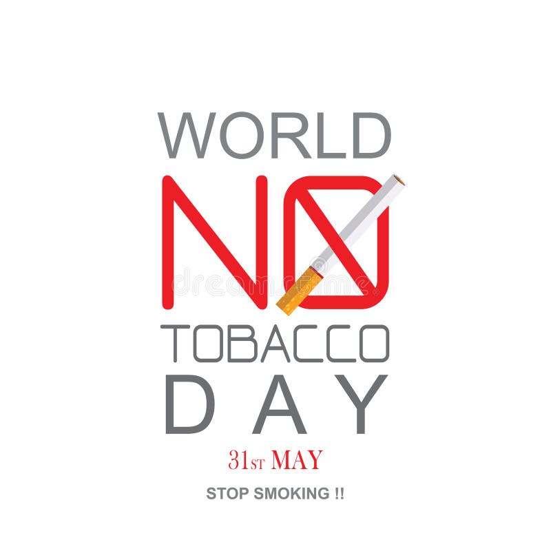 Stop Smoking. World No Tobacco Day Stock Vector Illustration of poster, hospital 141943877