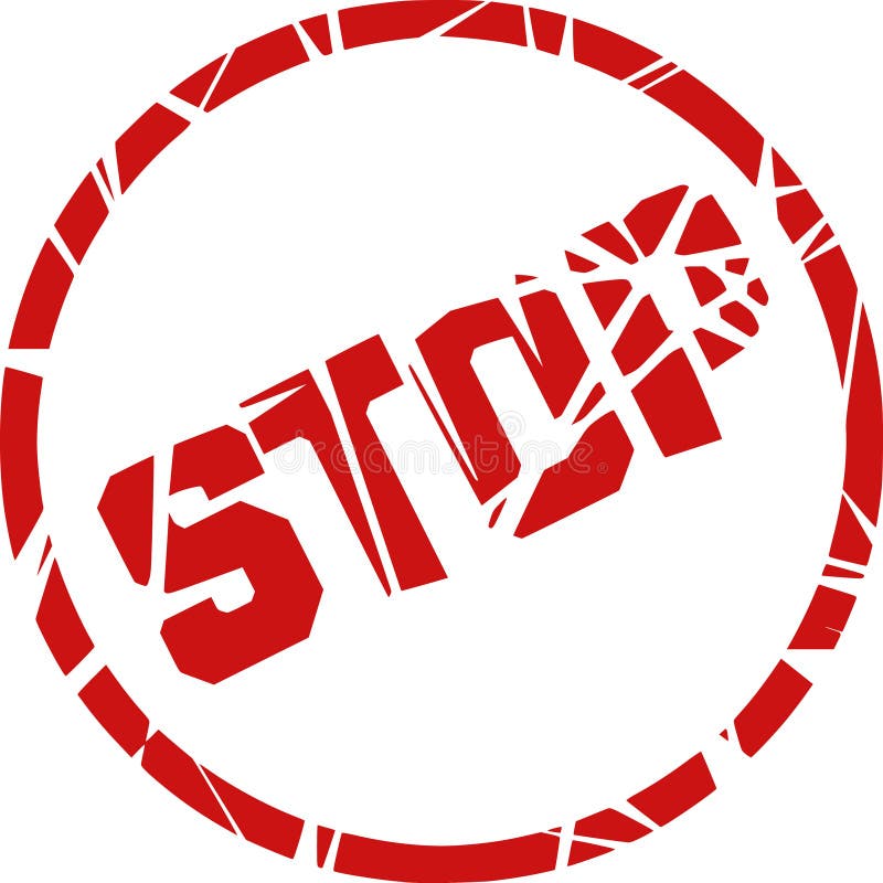 Stop stamp