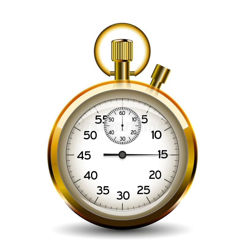 Stopwatch stock vector. Illustration of dial, hands, object 20094418