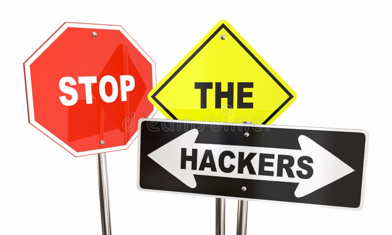 Stoppen Sie das Hacker-on-line--Digital-Diebstahl-Verbrechen vektor abbildung Stoppen Sie das Hacker-on-line--Digital-Diebstahl-Verbrechen vektor abbildung