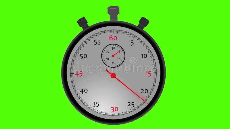 Stopwatch timer on cellphone for counting time, Stock Footage ft