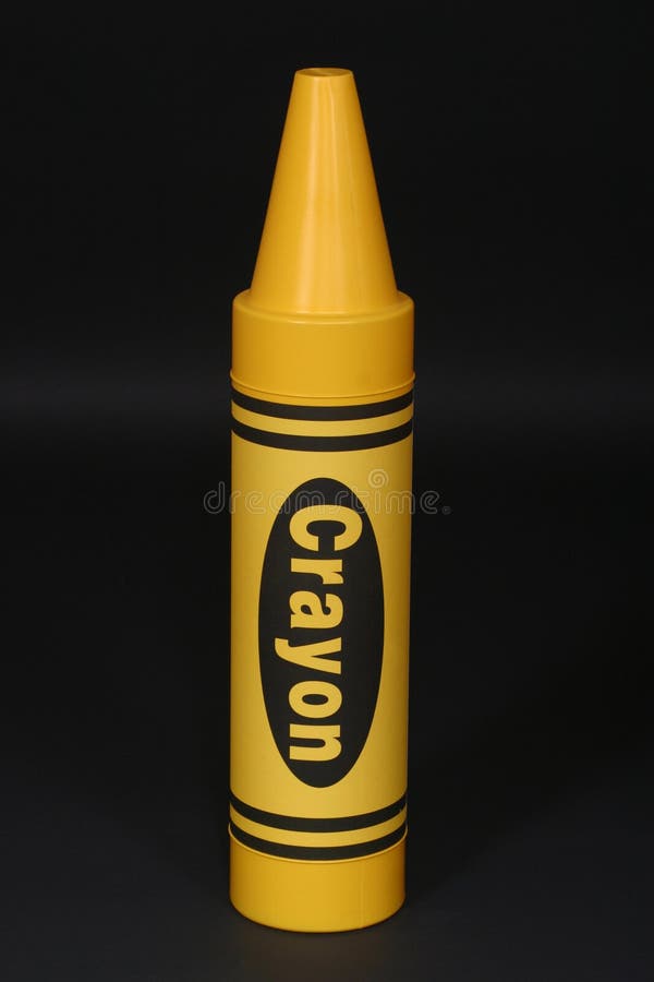 stor crayonyellow royaltyfri bild stor crayonyellow royaltyfri bild