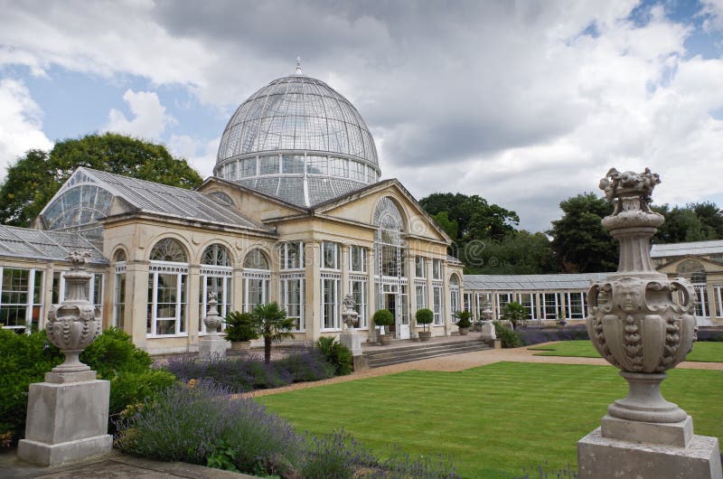 The Syon Park Great Conservatory built in 1826. Part of the lands owned by the Duke of Northumberland. The Syon Park Great Conservatory built in 1826. Part of the lands owned by the Duke of Northumberland.