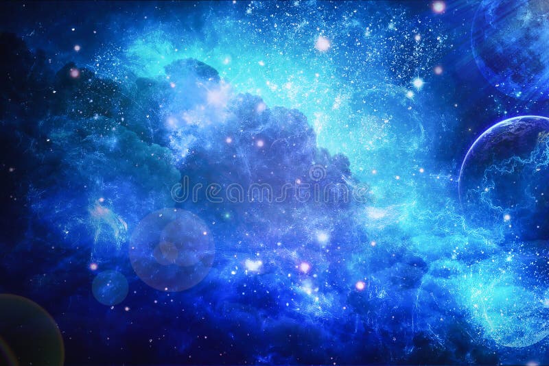 Stor klunga av stjärnor f?rgrik nebula Planeter och utrymme arkivbild Stor klunga av stjärnor f?rgrik nebula Planeter och utrymme arkivbild