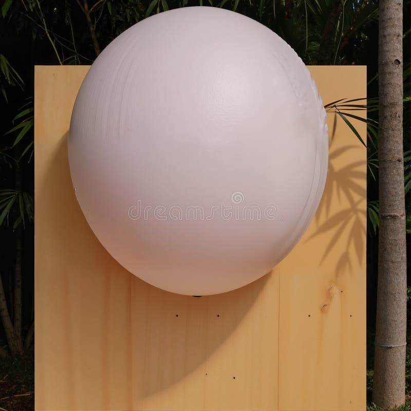 Stor rosa ballong arkivfoto