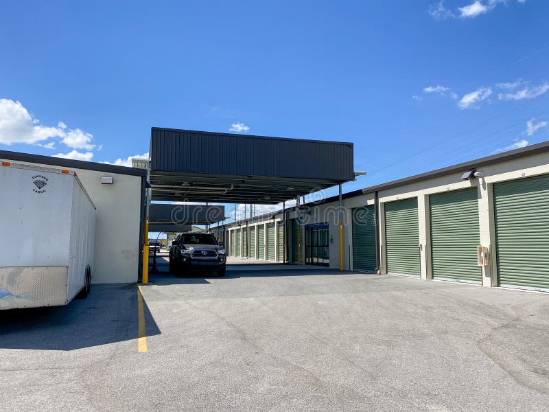 Storage Space Units at Extra Space Storage Editorial Photo Image of