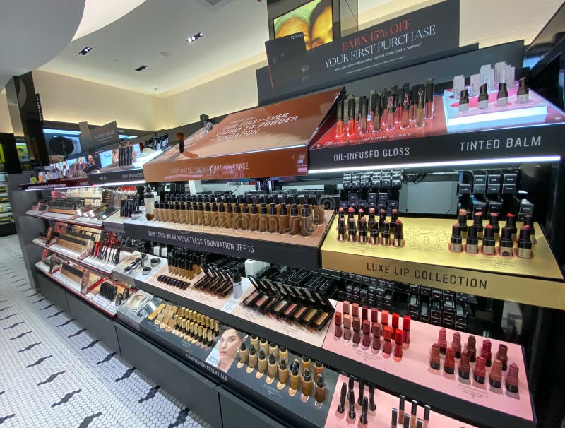 The Store Aisle in a Sephora Cosmetics Retail Store a Mall in Orlando, FL Editorial Photography - Image of background, makeup: 175492762
