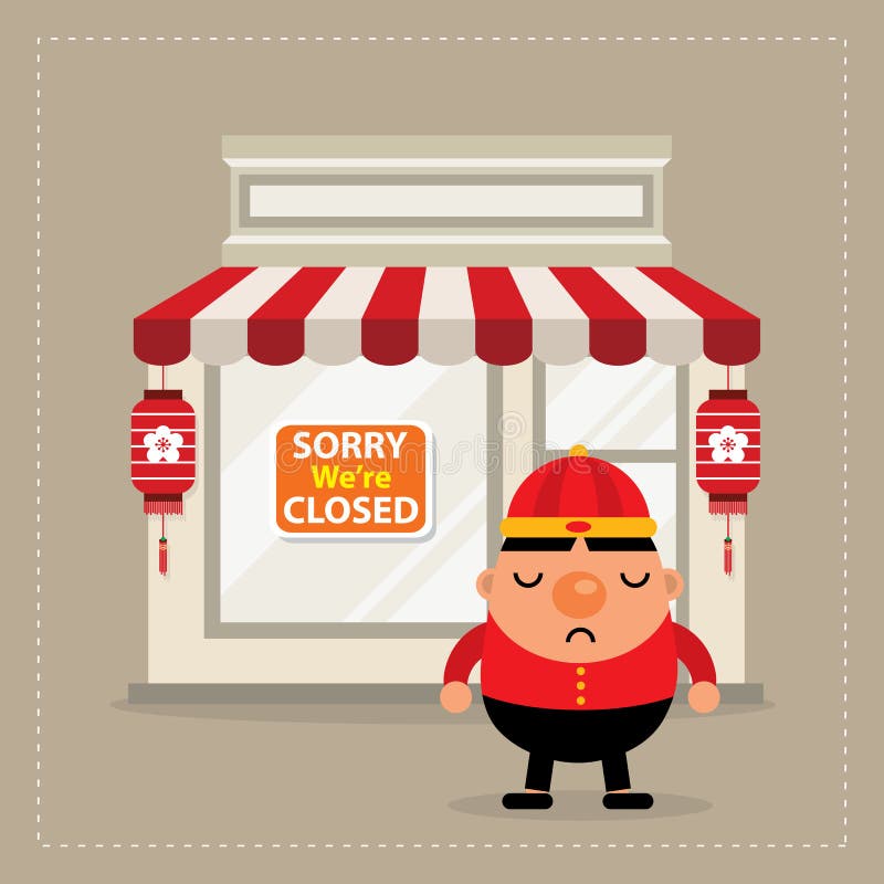 Store Closed Sign Chinese New Year Stock Vector - Illustration of chinese, decoration: 82803916 Store Closed Sign Chinese New Year Stock Vector - Illustration of chinese, decoration: 82803916