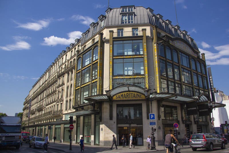 Samaritaine Department Store Shop Sign - Paris Editorial Photo - Image of  capital, logo: 148086561