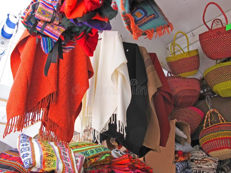 A Shop with Store Traditional Products To Andes, Santiago De Chile City