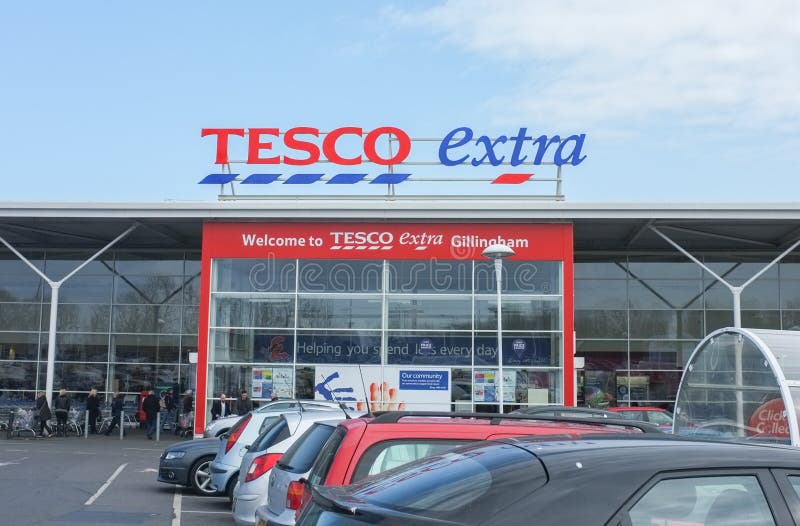 Tesco Extra Supermarket Storefront