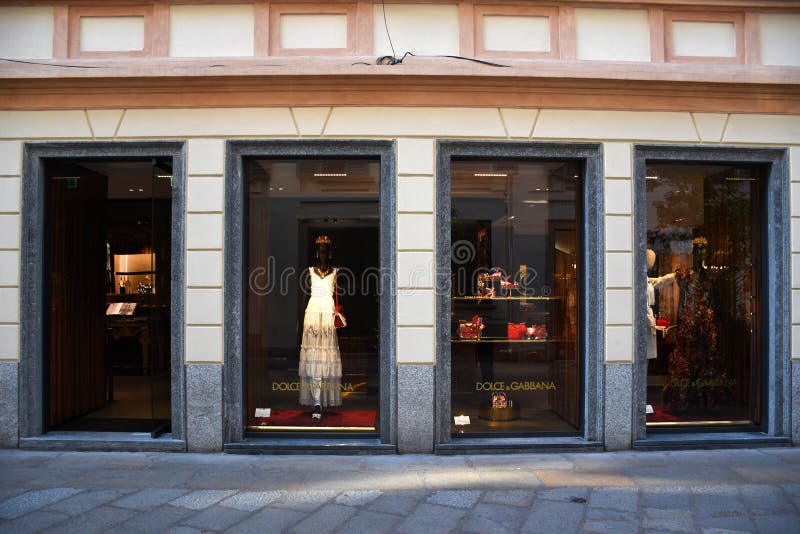 Storefront and Entrance of Dolce & Gabbana Store Editorial Photo - Image of  classic, europe: 160930386