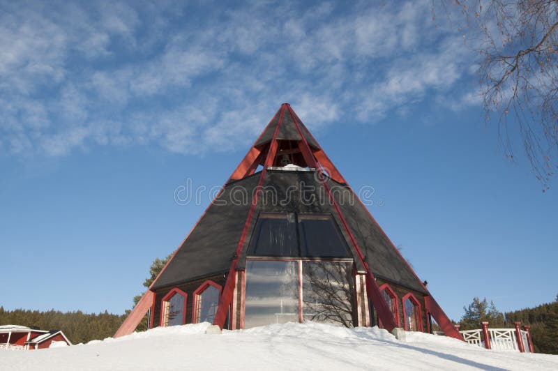 Modern church in Sweden