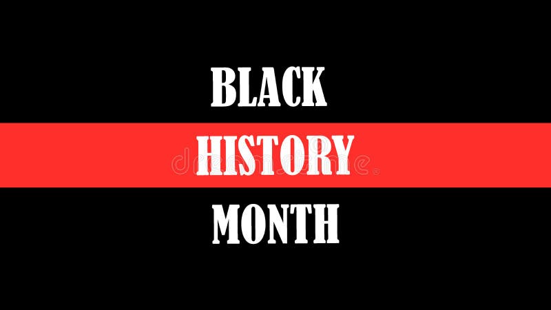 Storia nera mese della storia afro-americana mese di fondo per festeggiamenti e riconoscimenti a febbraio