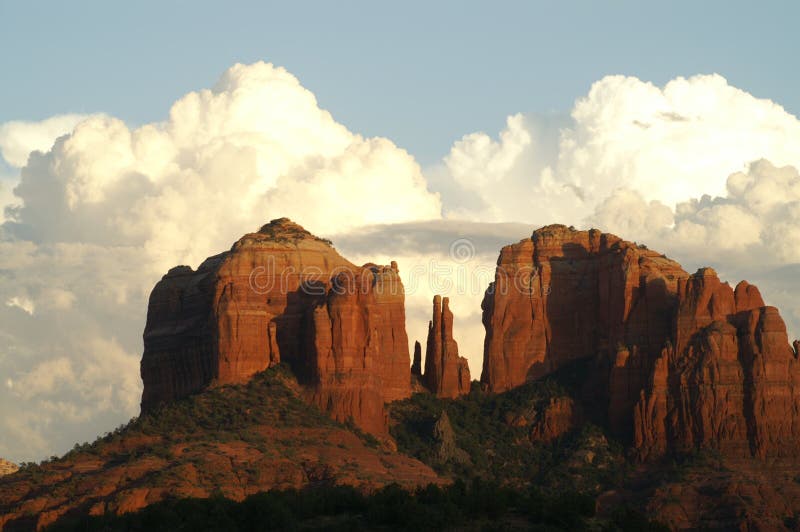 Storm Approaching Cathedral Rock