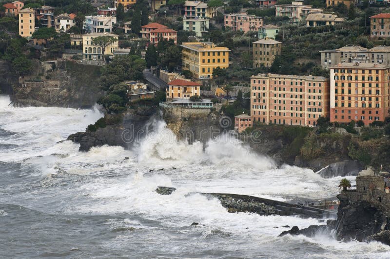 Storm in camogli 3