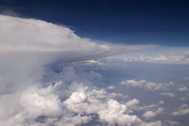 Storm clouds landscape