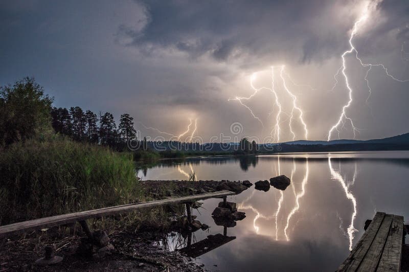 Storm On The Lake Picture. Image 228663