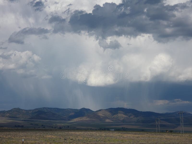 Storm over the Mountains royalty free stock photography Storm over the Mountains royalty free stock photography