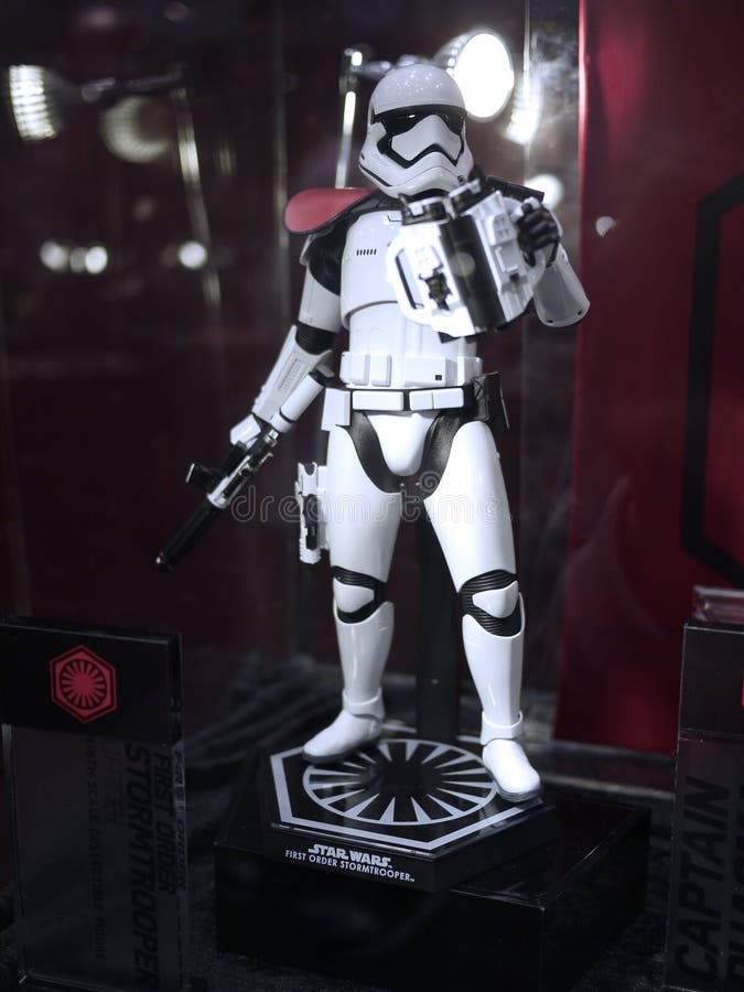 Stormtroopersoldat i Toy Soul 2015 royaltyfri bild Stormtroopersoldat i Toy Soul 2015 royaltyfri bild