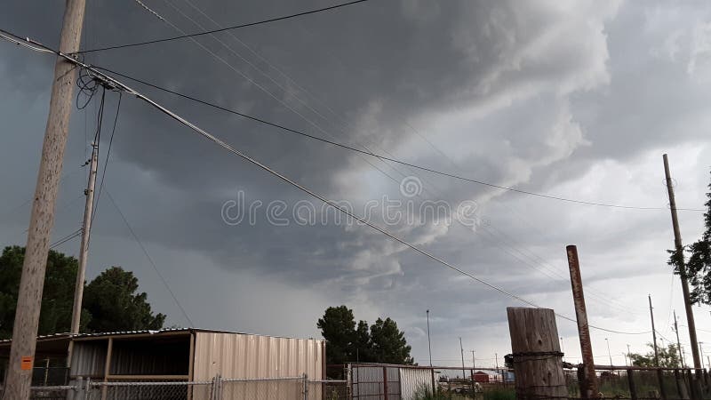 Stormy skies in west Texas royalty free stock image Stormy skies in west Texas royalty free stock image