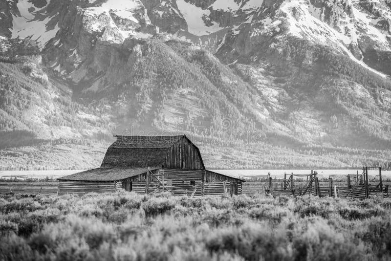 Storslagna Teton berg, Wyoming arkivbilder Storslagna Teton berg, Wyoming arkivbilder