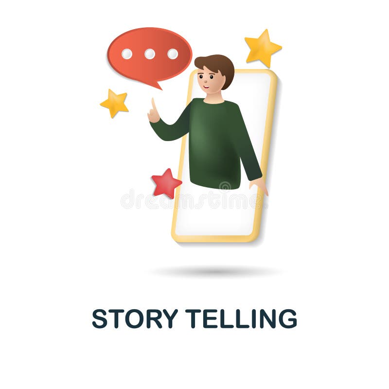 Story Telling Icon Line Simple Icon for Templates Web Design and Story Telling Icon Line Simple Icon for Templates Web Design and