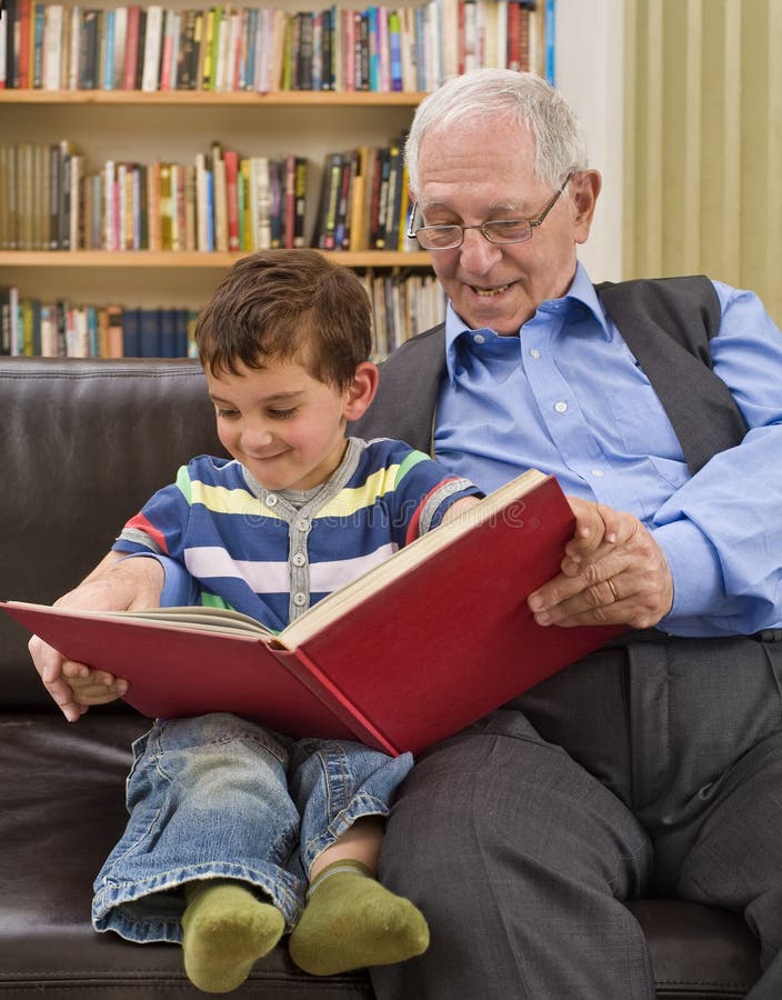 Story time with grandpa