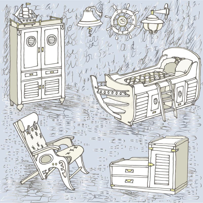 Stosilversäng stock illustrationer Stosilversäng stock illustrationer