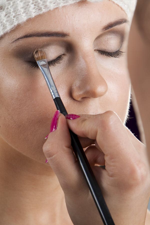 stosować mieć makeup jej kobiety zdjęcie stock stosować mieć makeup jej kobiety zdjęcie stock