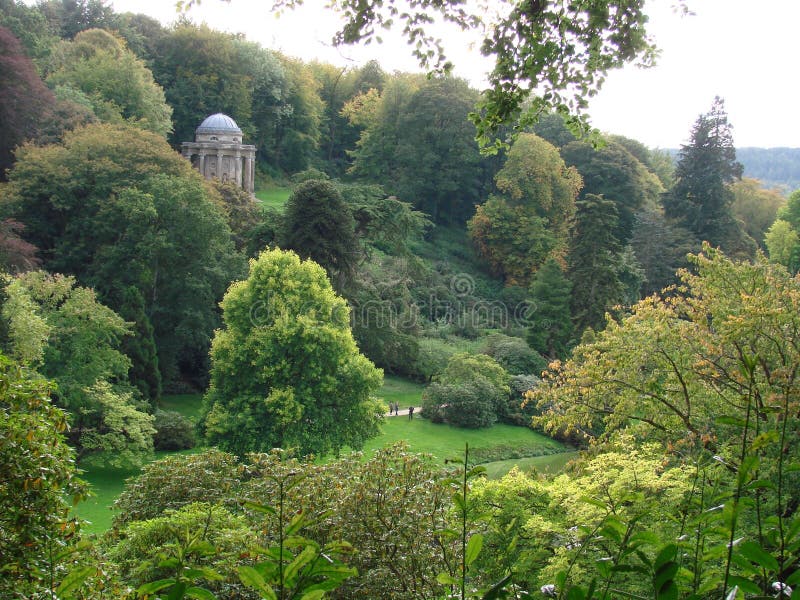 Stourheadtuin royalty-vrije stock afbeeldingen Stourheadtuin royalty-vrije stock afbeeldingen