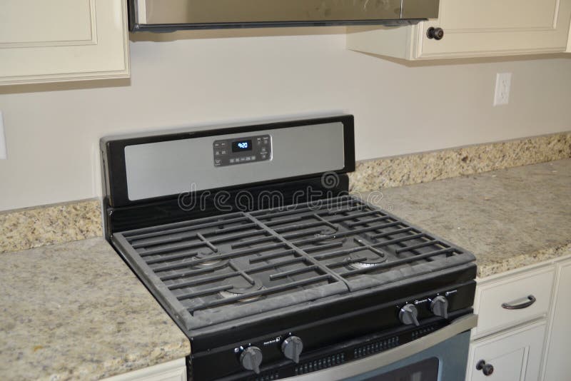 Stove Gas Range Top Oven Stock Photo Image Of Simmering 111360980
